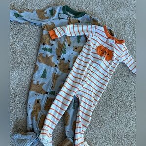 Footy pajama bundle for fall
